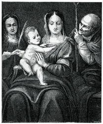 The Holy Family with St Catherine