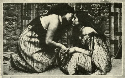 The Hongi, A Maori Greeting
