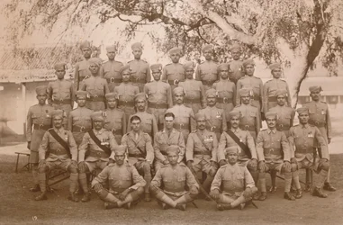 The Indian Platoon of the First Battalion, The Queen