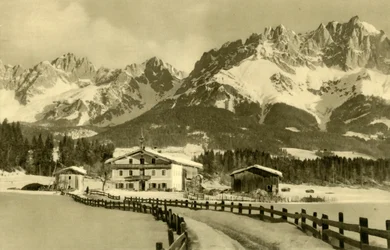 The Kaiser Mountains, Oberndorf, Tyrol, Austria