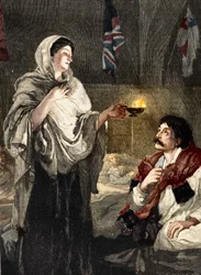 The Lady with the Lamp, 1880