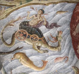 The Last Judgment (detail): The sea gave up its dead, 1321-1322