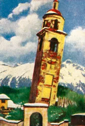 The Leaning Tower of St Moritz, c1928