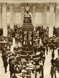 The Lutine Bell in the Underwriting Room at Lloyds of London