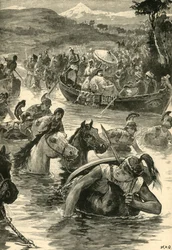 The Macedonians Crossing the Jaxartes