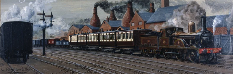 The Manchester Express near Stoke-on-Trent