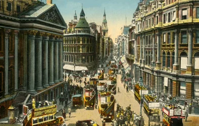 The Mansion House and Cheapside, London