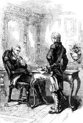 The Marquis de Lafayette with George Washington