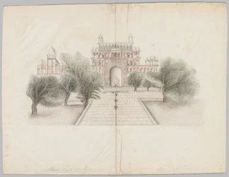 The Mausoleum of Akbar at Secundrabad, Early 19th Century