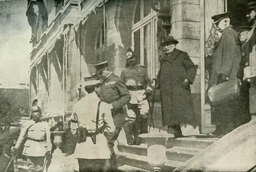 The Meeting of the British and French Ministers of War