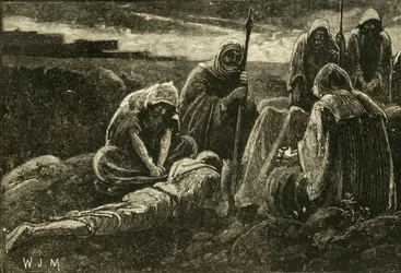 The Men of Jabesh Mourning Over the Grave of Saul and Jonathan, 1890