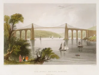 The Menai Bridge, Bangor North Wales