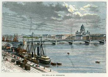 The Neva at St Petersburg, Russia