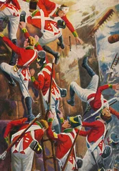 The Northumberland Fusiliers. Storming the Ramparts of San Vincente