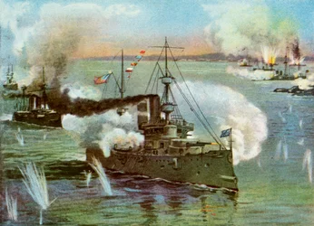 The Olympia at Manila, 1898