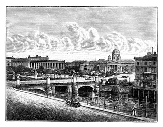The Palace Bridge and Pleasure Garden, Berlin, Germany