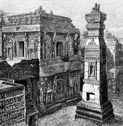The Palace of Kailash, Ellora, India