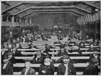 The Penny Sit-Up, Salvation Army shelter, Blackfriars, London