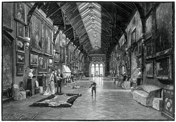 The Picture Gallery, Kilkenny Castle, c19th century