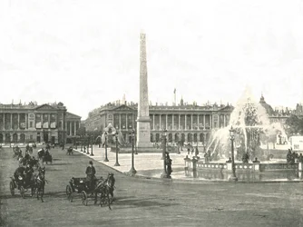 The Place de la Concorde, Paris, France