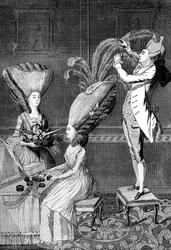 The Preposterous Head Dress or The Feathered Lady