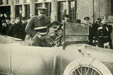 The Prince of Wales in Flanders, First World War, December 1914