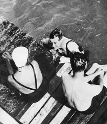 The Prince of Wales with Friends on a Raft, the Riviera