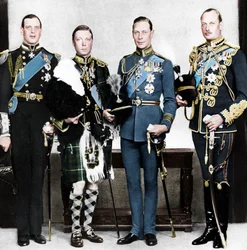 The Prince of Wales with His Brothers