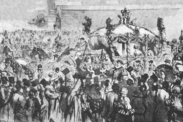 The Procession to Westminster, January 31, 1856