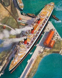 The Queen Mary at Southampton