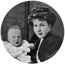 The Queen of Spain and the Prince of Asturias