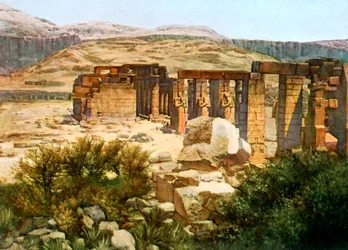 The Ramesseum, Thebes, Egypt, 20th Century