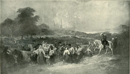 The Relief of Lucknow - Leading the Sufferers to the British Camp