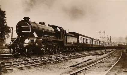 The S.R. Dover Boat Train, Hauled by Sir Gawain, a King Arthur Type Locomotive