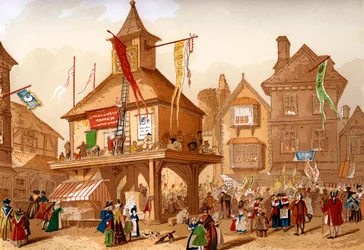 The Shakespeare Jubilee at Stratford-upon-Avon, c1850