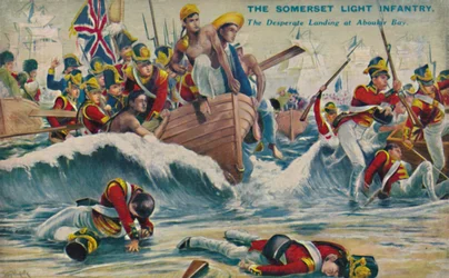 The Somerset Light Infantry. The Desperate Landing at Aboukir Bay, 1801, 1939