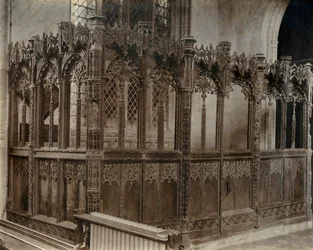 The Spring Chantry in the Church of St Peter and St Paul, Lavenham, Suffolk