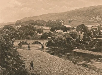 The Taff at Treforest, Near Pontypridd, 1902
