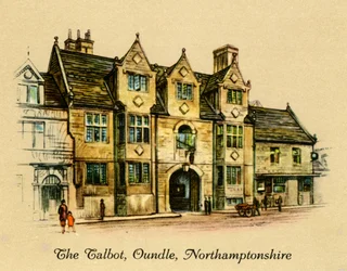 The Talbot, Oundle, Northamptonshire, 1936