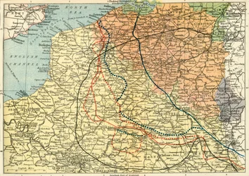 The Theatre of War on the Western Front, c. 1920