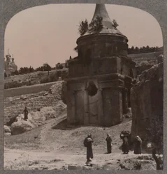 The Tomb of Absalom in the Valley of Jehosaphat, c1900