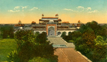 The Tomb of Akbar the Great Alias Sikandra, Agra