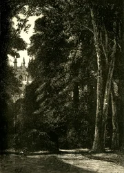 The Tower of Merton, from the Garden, 1898