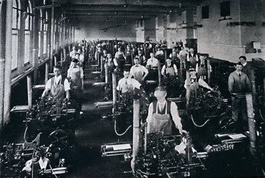 The U.S.A. Government Printing Office Also Operates 126 Casting Machines, 1916