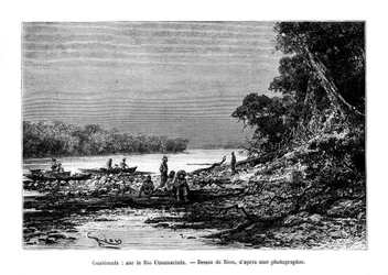 The Usumacinta River, southeastern Mexico and northwestern Guatemala, 19th century