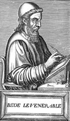 The Venerable Bede, Anglo-Saxon theologian, scholar and historian