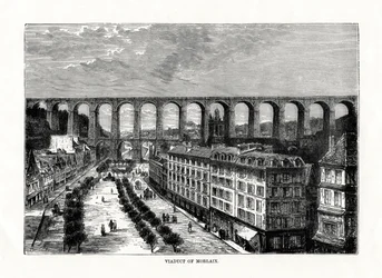 The Viaduct at Morlaix, France