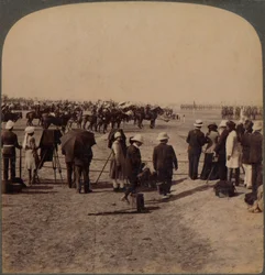 The Viceroy Lord Curzon and Lord Kitchener at the Great Durbar Review, Delhi, India