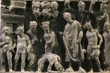 Relief Showing an Attempt on the Buddha