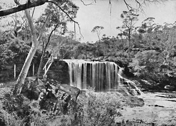 The Weeping Rock at Wentworth Falls, Blue Mountains
